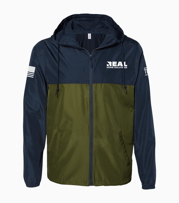 Lightweight Windbreaker Full-Zip Jacket