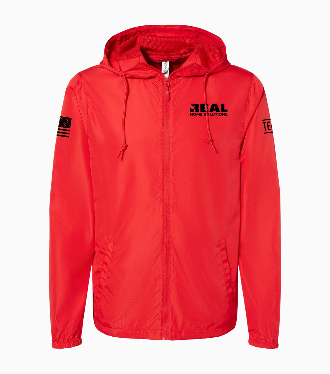 Lightweight Windbreaker Full-Zip Jacket