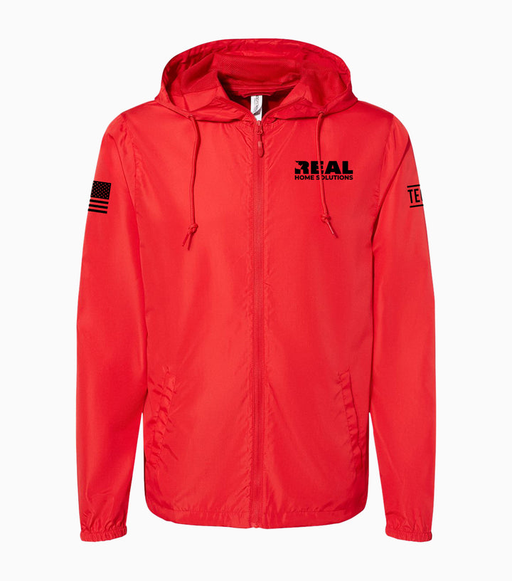 Lightweight Windbreaker Full-Zip Jacket
