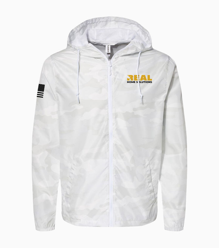 Lightweight Windbreaker Full-Zip Jacket