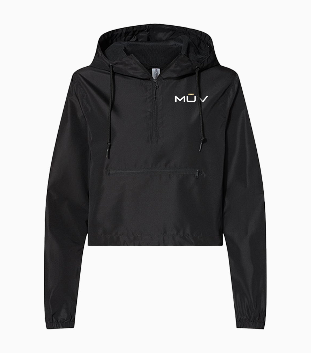Lightweight 1/4-Zip Pullover Crop - Ladies