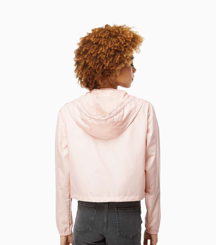 Lightweight 1/4-Zip Pullover Crop - Ladies