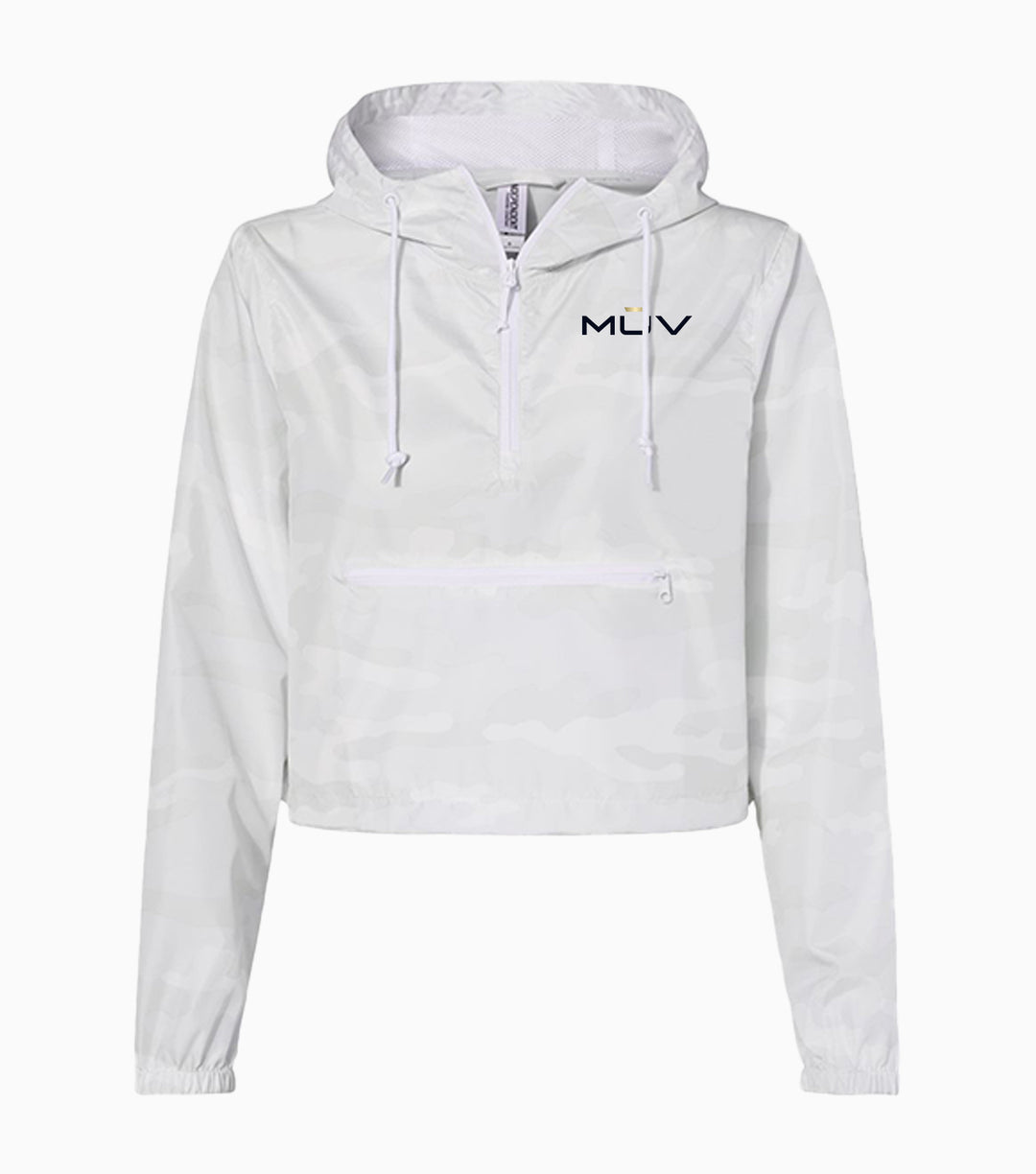 Lightweight 1/4-Zip Pullover Crop - Ladies