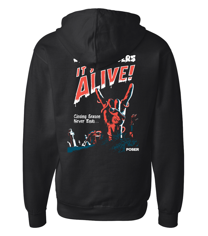 It's Alive! Unisex Midweight Full-Zip Hooded Sweatshirt