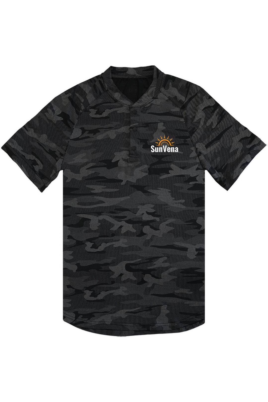 Premium Collarless Polo: Camo