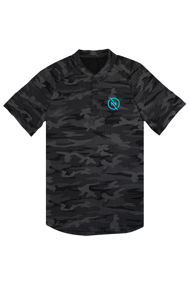 Premium Collarless Polo by KnockGear: Camo