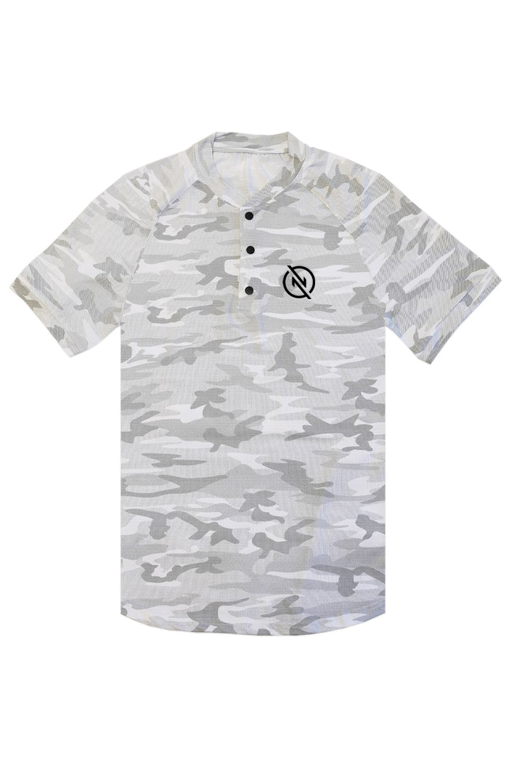 Premium Collarless Polo by KnockGear: Camo