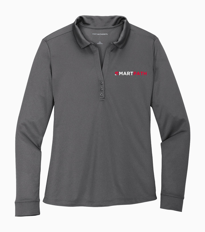 Ladies Silk Touch Performance Long Sleeve Polo