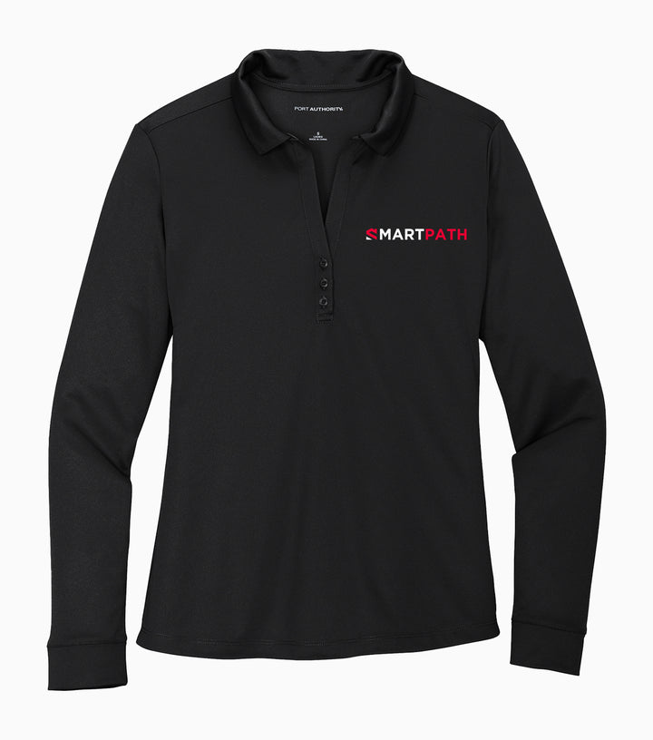 Ladies Silk Touch Performance Long Sleeve Polo