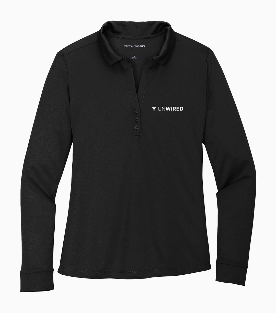 Ladies Silk Touch Performance Long Sleeve Polo