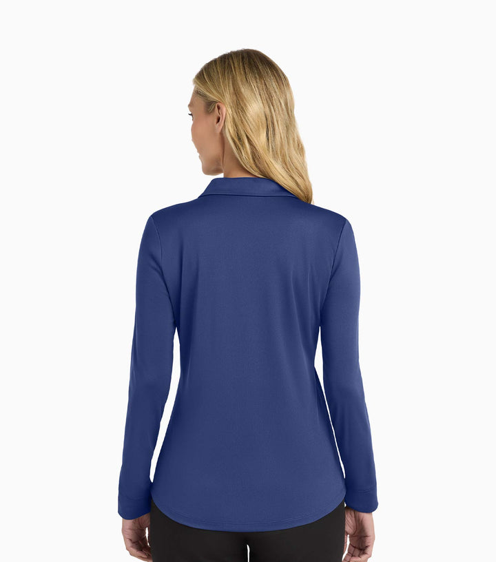 Ladies Silk Touch Performance Long Sleeve Polo