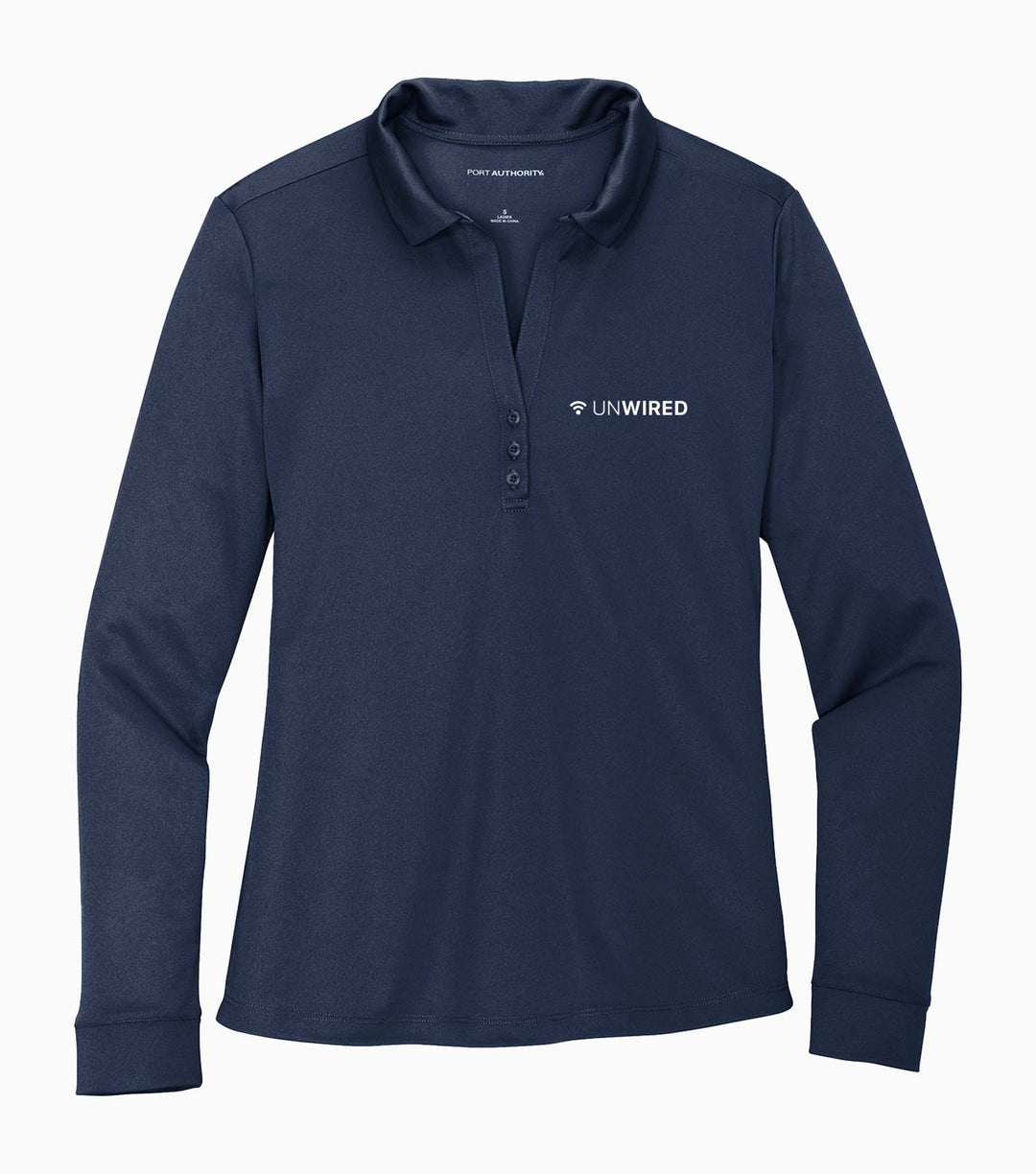 Ladies Silk Touch Performance Long Sleeve Polo