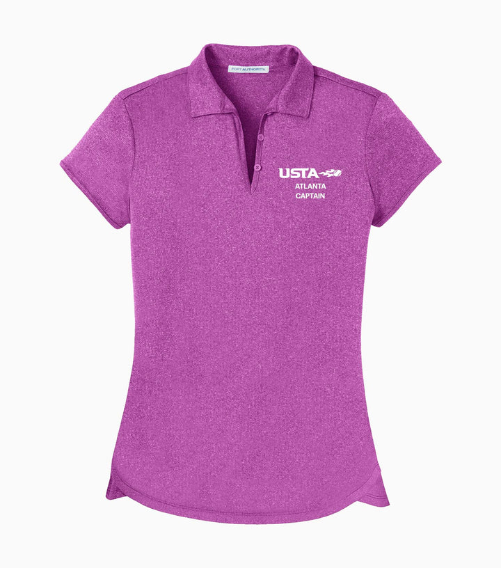 Ladies Trace Heather Polo