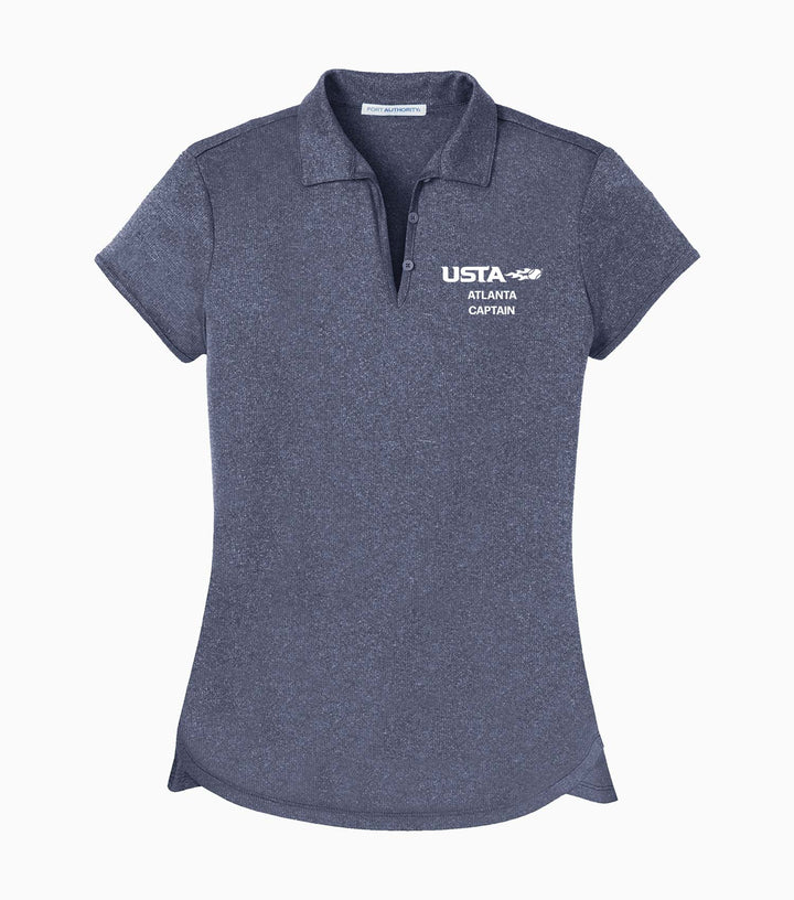 Ladies Trace Heather Polo