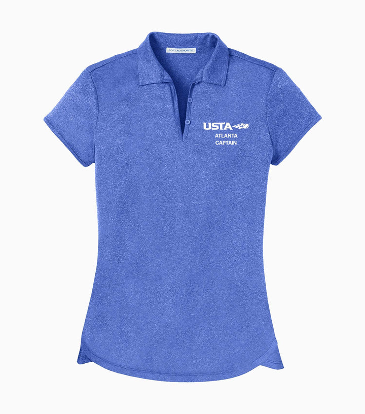Ladies Trace Heather Polo