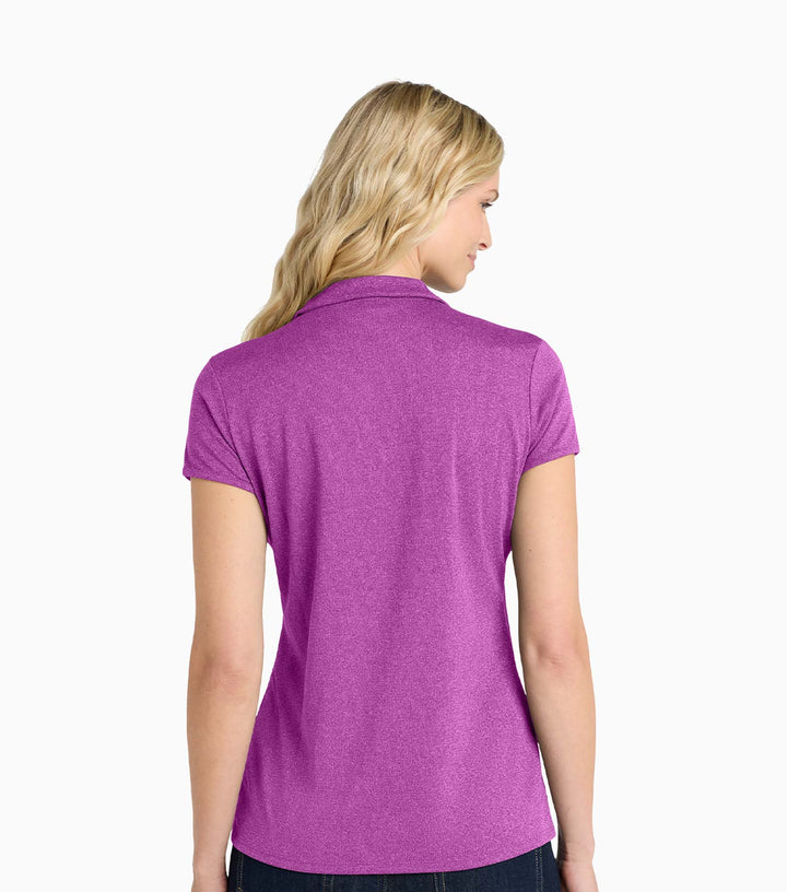 Ladies Trace Heather Polo