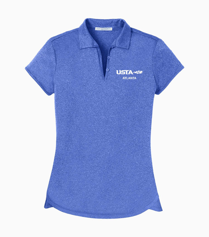 Ladies Trace Heather Polo