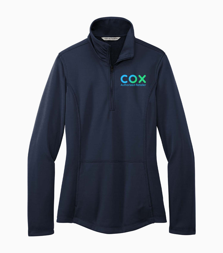 Ladies Smooth Fleece 1/4-Zip