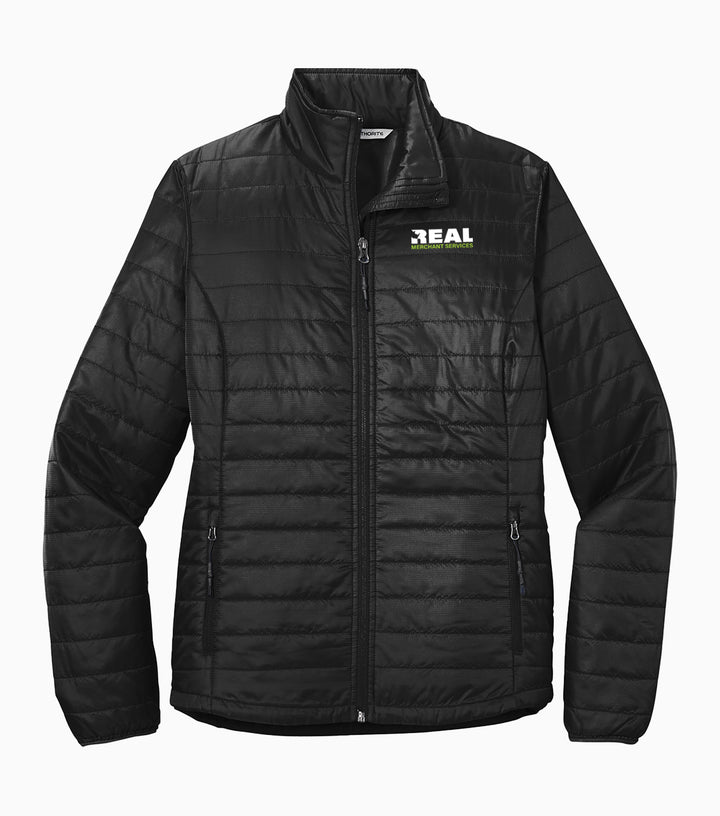 Ladies Packable Puffy Jacket
