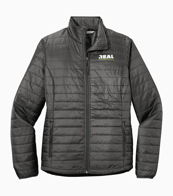 Ladies Packable Puffy Jacket