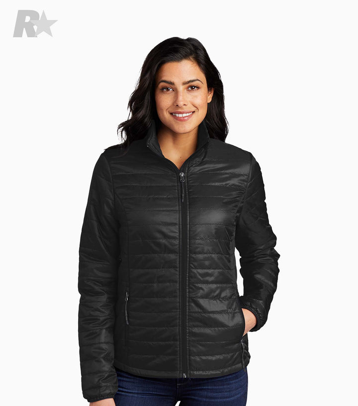 Ladies Packable Puffy Jacket