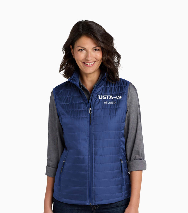 Ladies Packable Puffy Vest