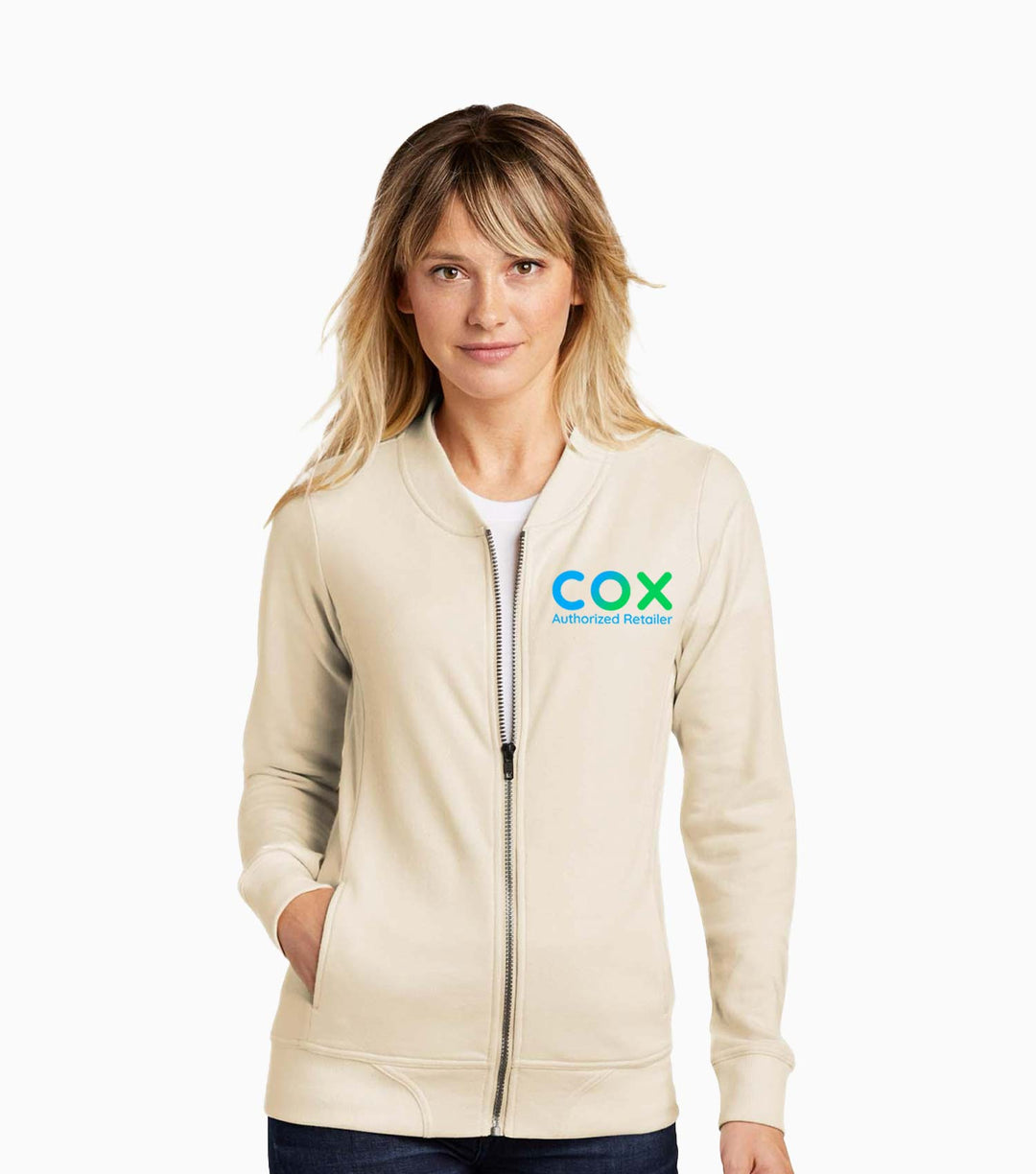 Ladies Lightweight French Terry Bomber