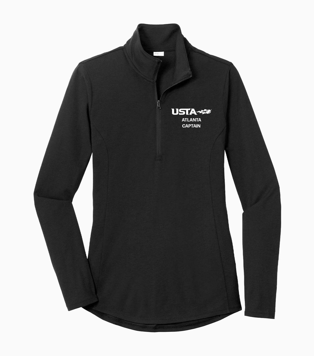 Ladies PosiCharge Tri-Blend Wicking 1/4-Zip Pullover