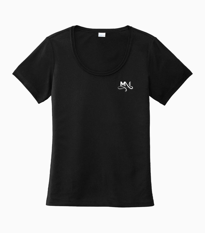 Ladies Posi-UV Pro Scoop Neck Tee