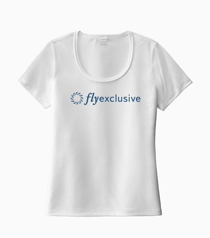 Ladies Posi-UV Pro Scoop Neck Tee