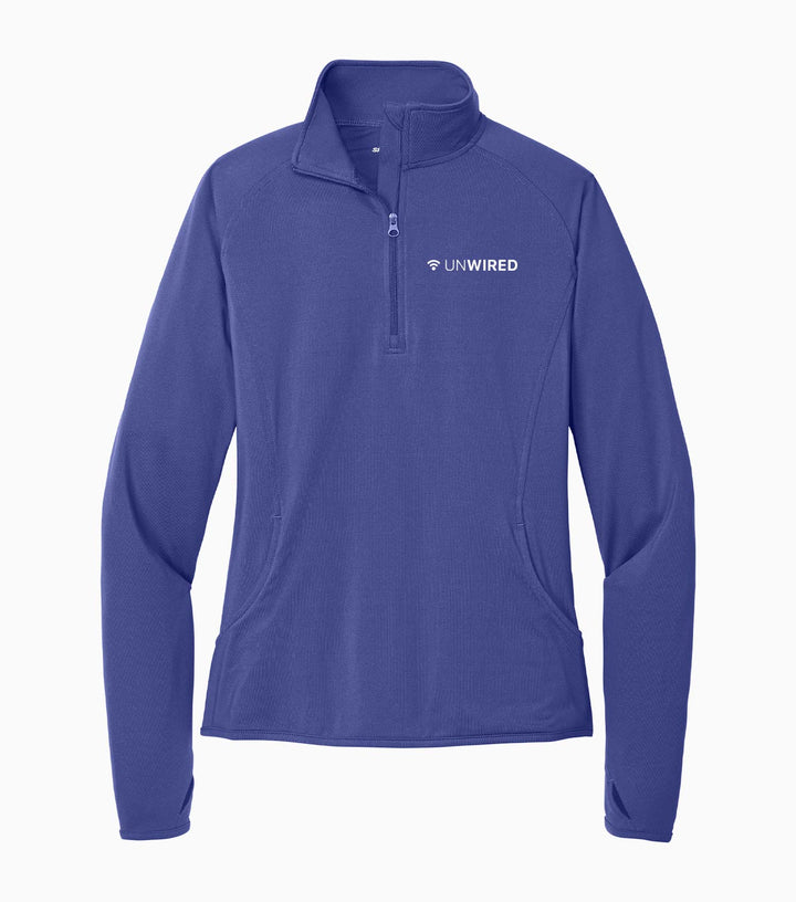 Ladies Sport-Wick Stretch 1/4-Zip Pullover