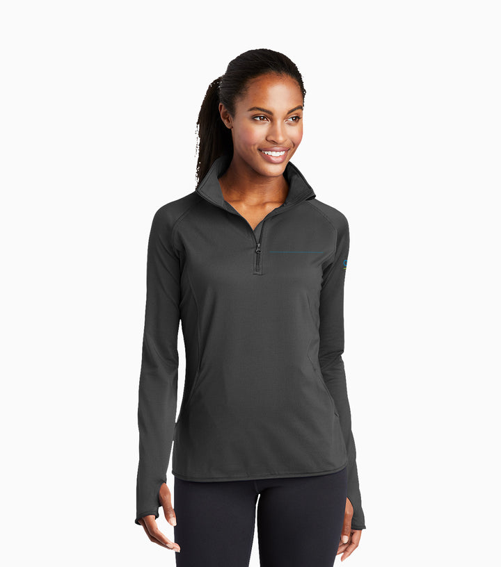 Ladies Sport-Wick Stretch 1/4-Zip Pullover