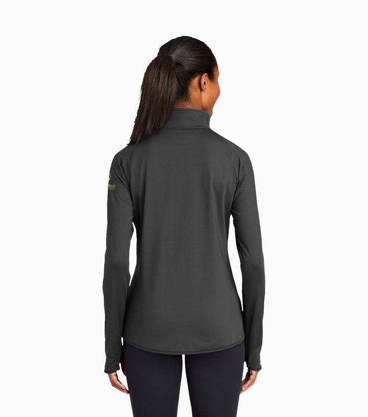 Ladies Sport-Wick Stretch 1/4-Zip Pullover