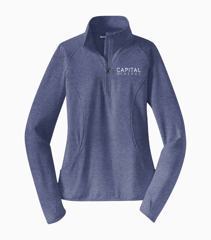 Ladies Sport-Wick Stretch 1/4-Zip Pullover