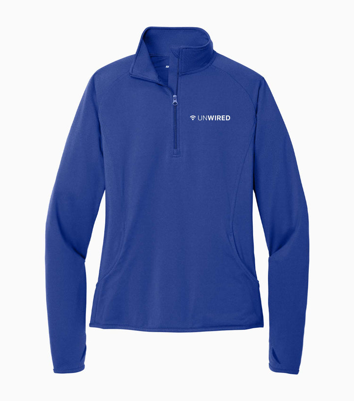 Ladies Sport-Wick Stretch 1/4-Zip Pullover