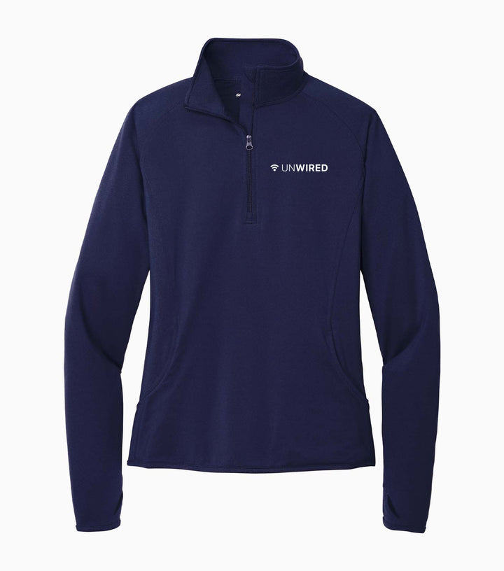 Ladies Sport-Wick Stretch 1/4-Zip Pullover