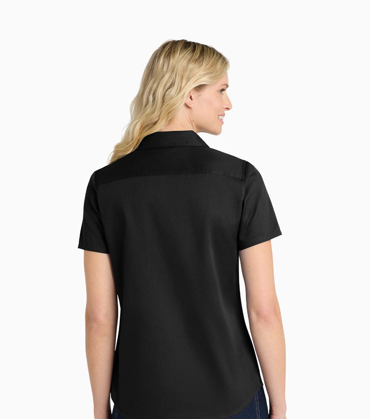 Ladies Short Sleeve SuperPro React Twill Shirt