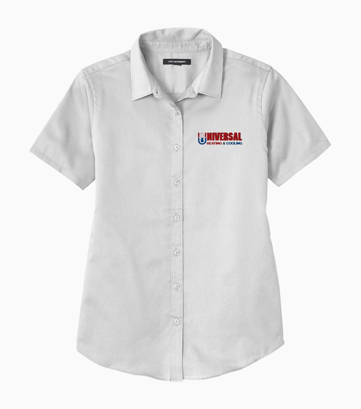 Ladies Short Sleeve SuperPro React Twill Shirt