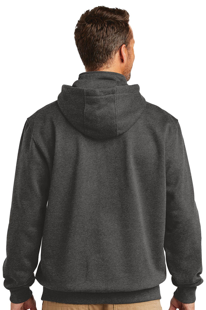 Rain Defender Heavyweight Hooded Zip Mock Sweatshirt