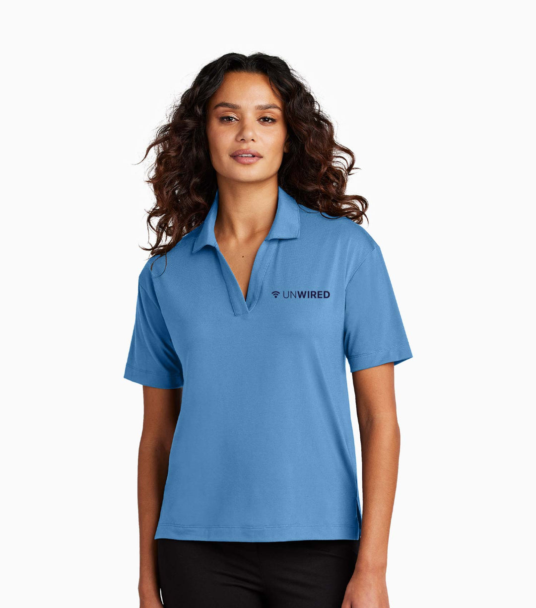 Ladies Stretch Jersey Polo