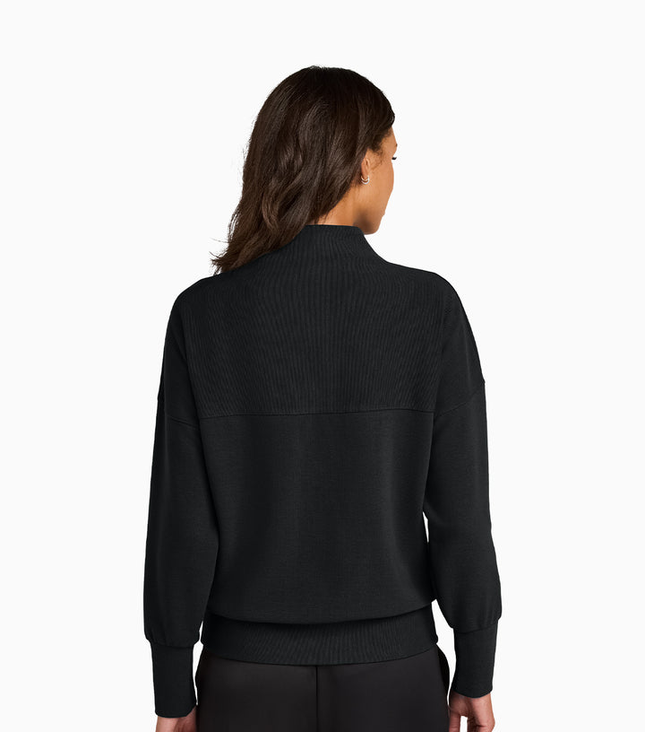 Ladies Linear Texture 1/4-Zip