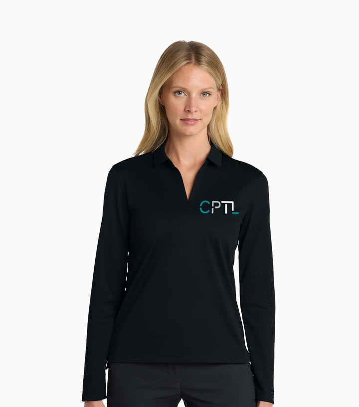 Ladies Dri-FIT Micro Pique 2.0 Long Sleeve Polo