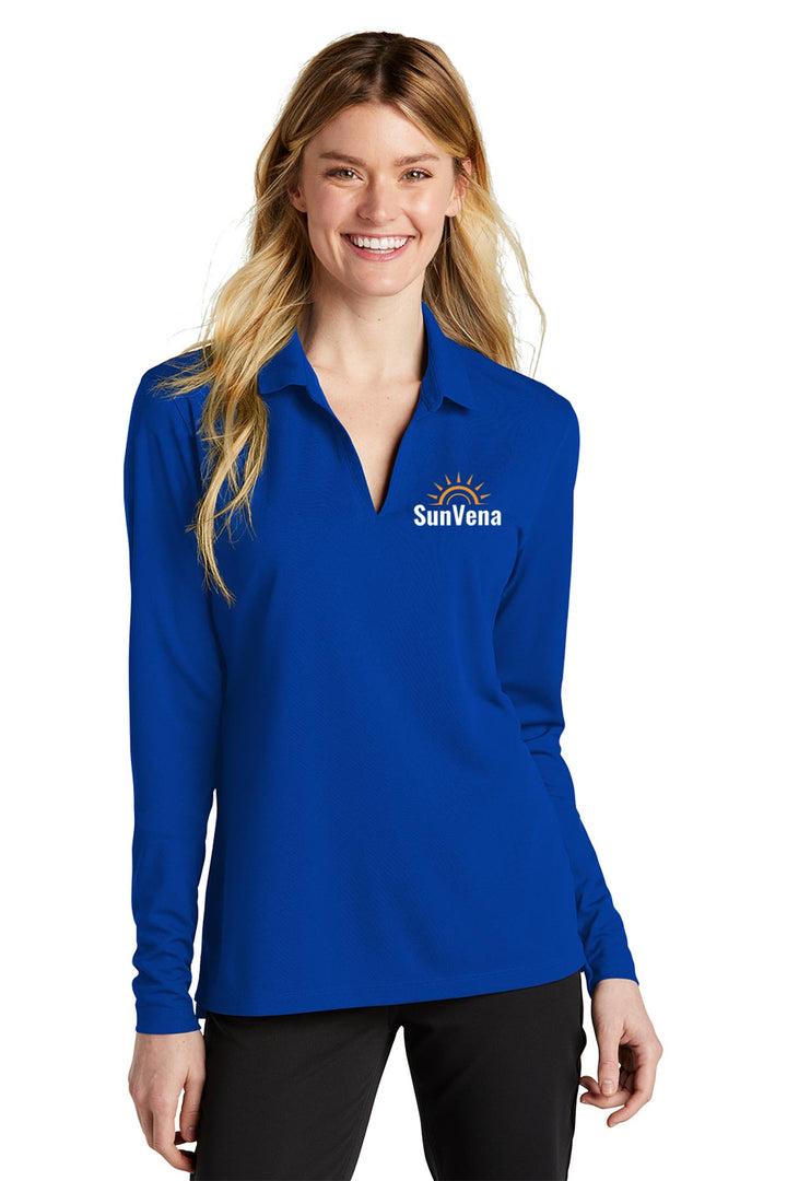 Ladies Dri-FIT Micro Pique 2.0 Long Sleeve Polo