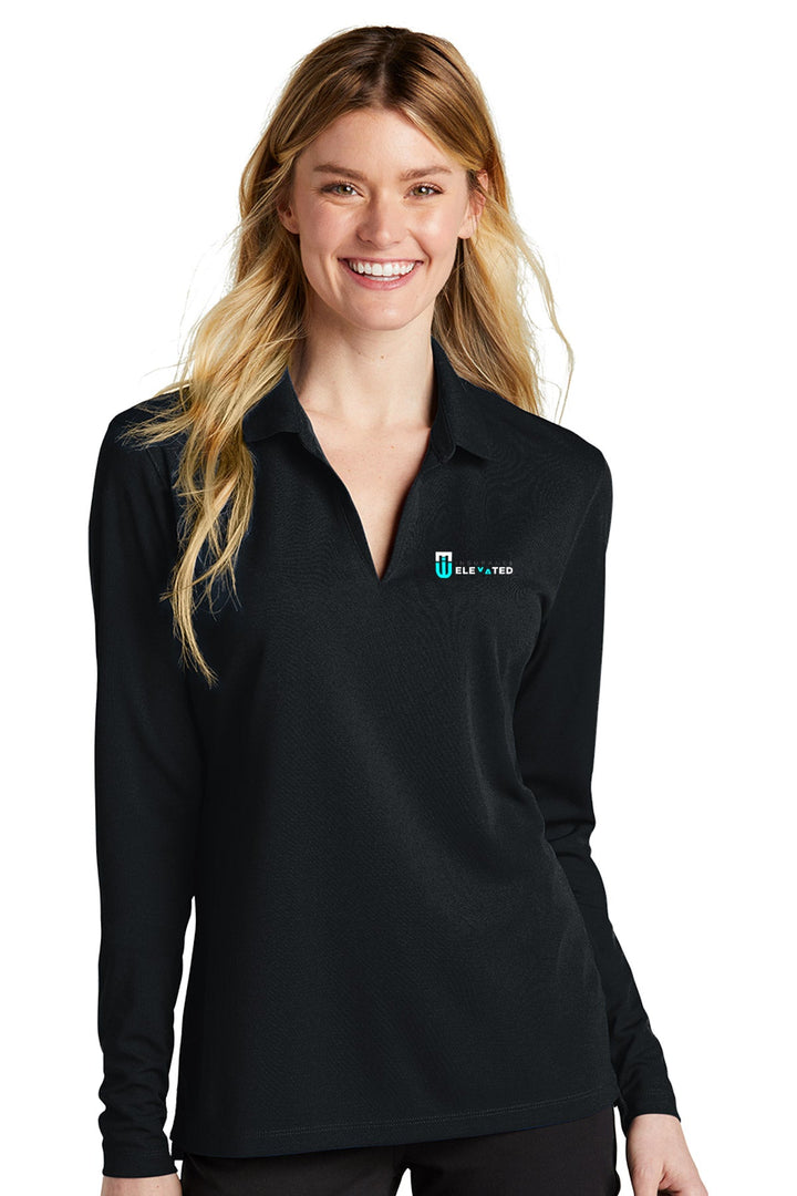 Insurance Elevated Ladies Dri-FIT Micro Pique 2.0 Long Sleeve Polo
