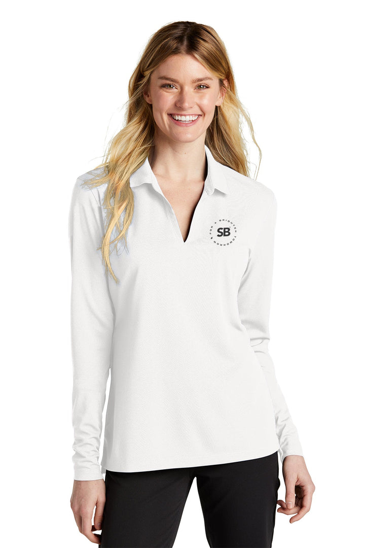 Sunbright Ladies Dri-FIT Micro Pique 2.0 Long Sleeve Polo