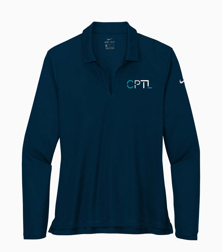 Ladies Dri-FIT Micro Pique 2.0 Long Sleeve Polo