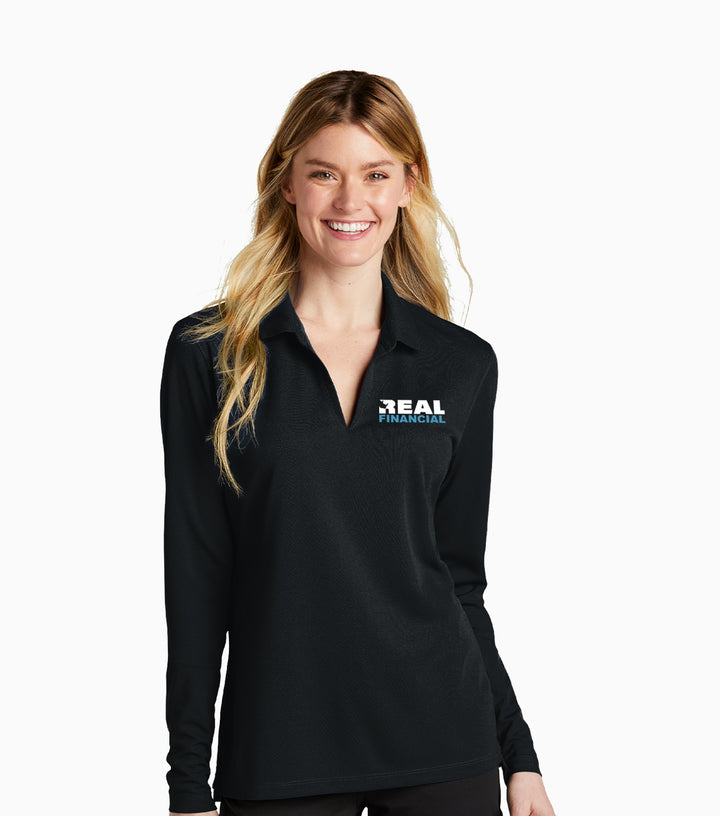 Ladies Dri-FIT Micro Pique 2.0 Long Sleeve Polo
