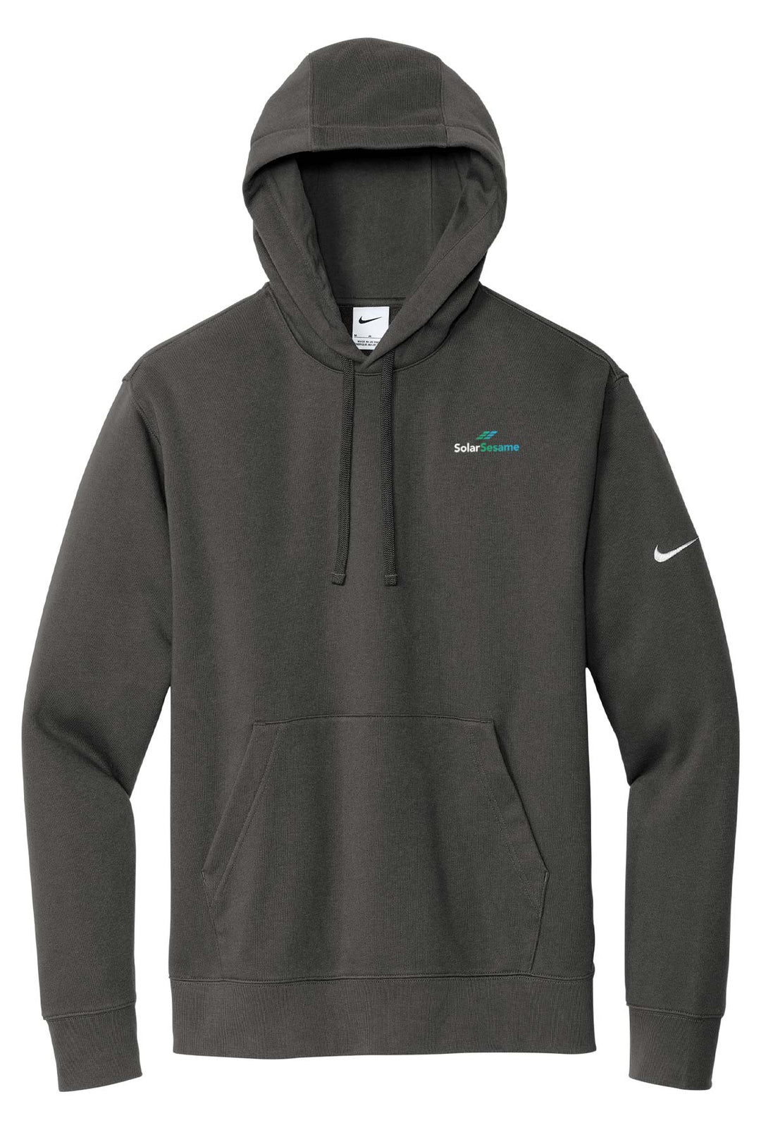 Solar Sesame Club Fleece Sleeve Swoosh Pullover Hoodie