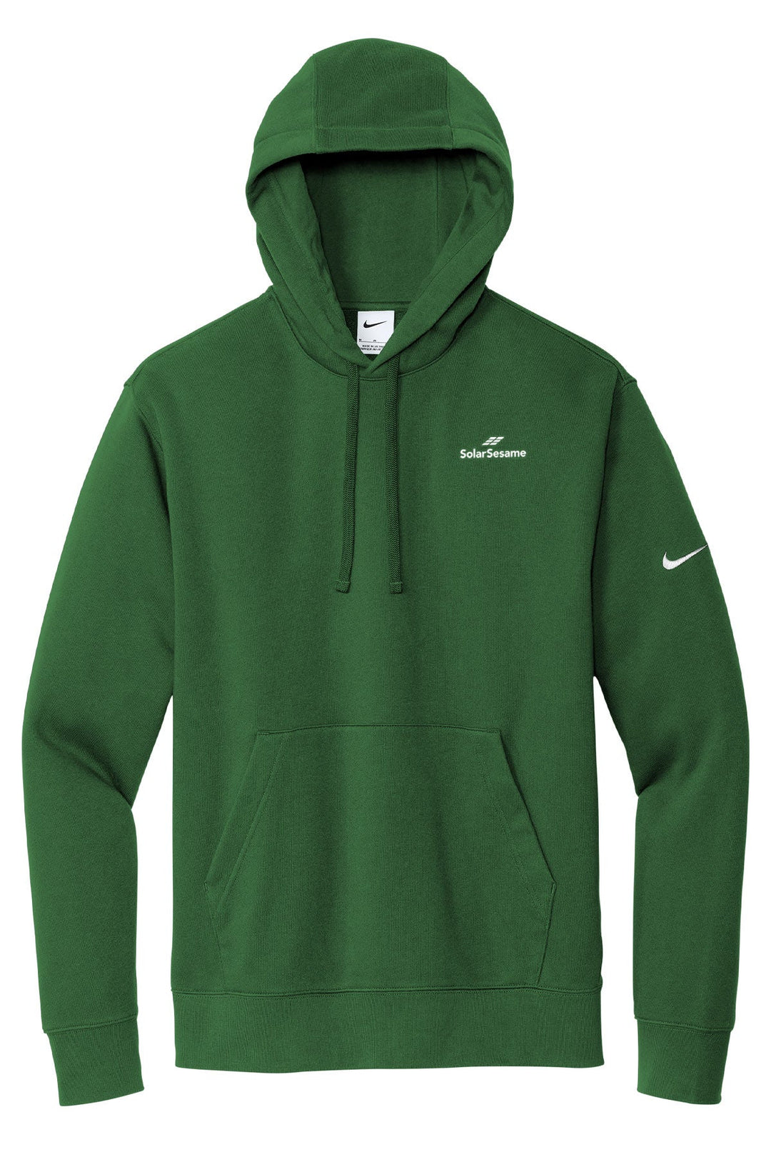 Solar Sesame Club Fleece Sleeve Swoosh Pullover Hoodie