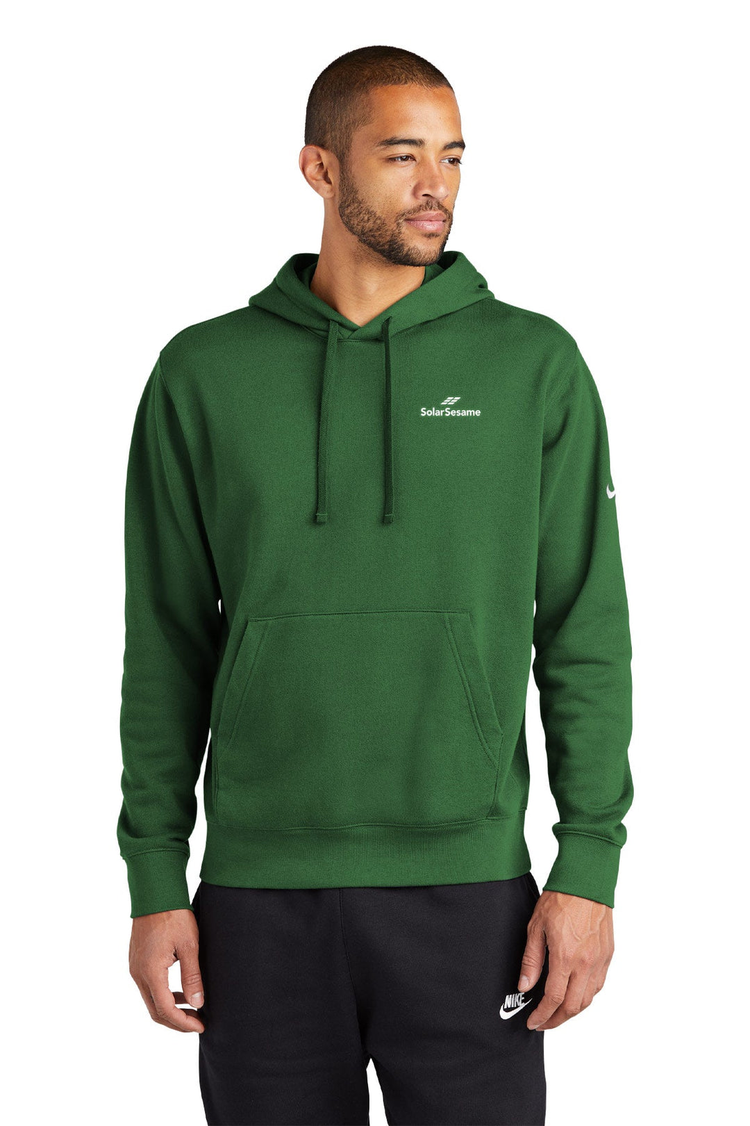 Solar Sesame Club Fleece Sleeve Swoosh Pullover Hoodie